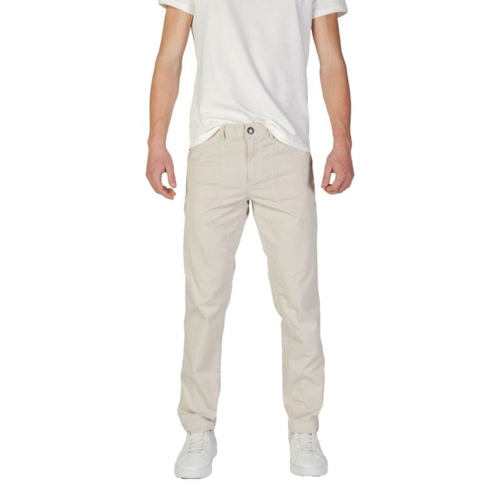Refrigiwear Beige Cotton Casual Men's Pants